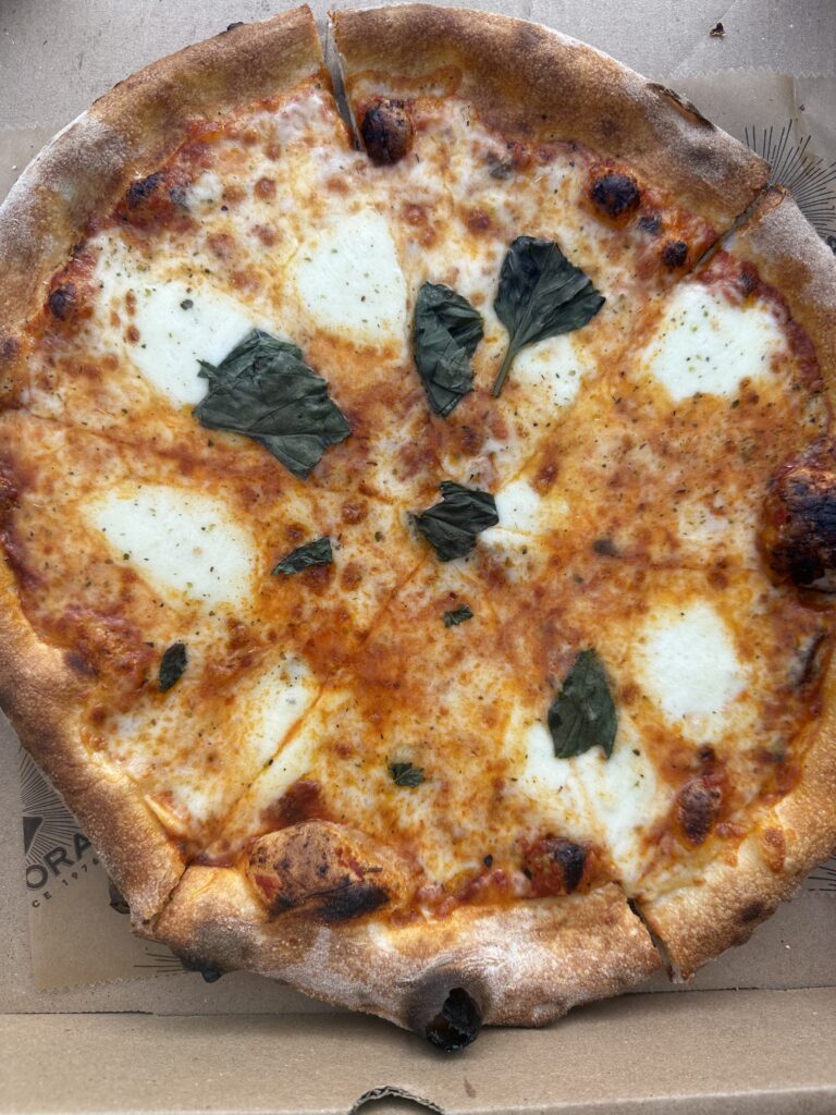 artisinal margherita pizza in Jupiter Florida 