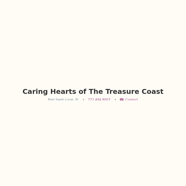 Caring Hearts of The Treasure Coast